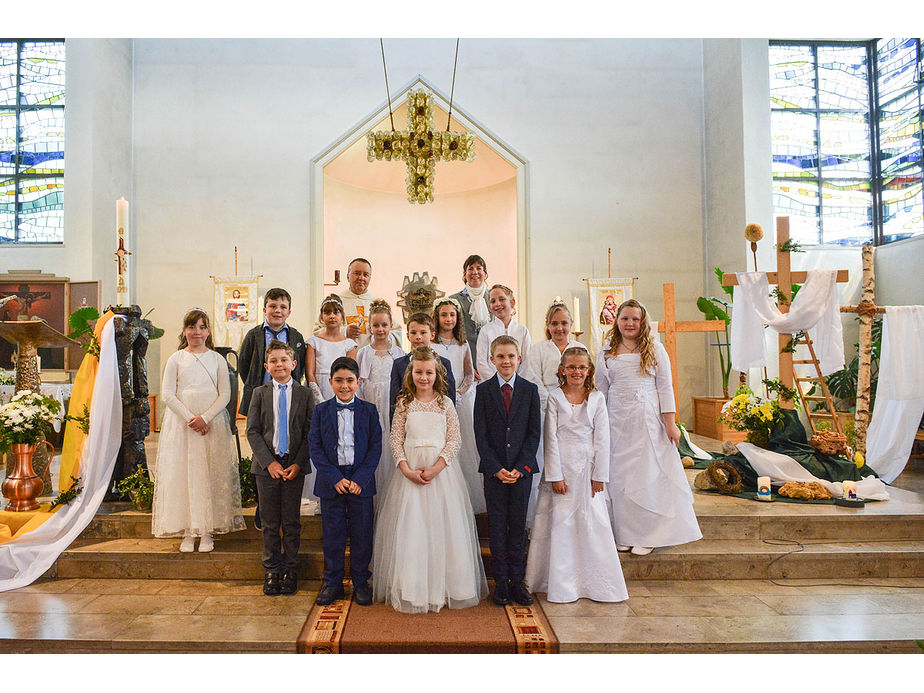 Feier der 1. Heiligen Kommunion in Sankt Maria (Foto: Michael Bohl)